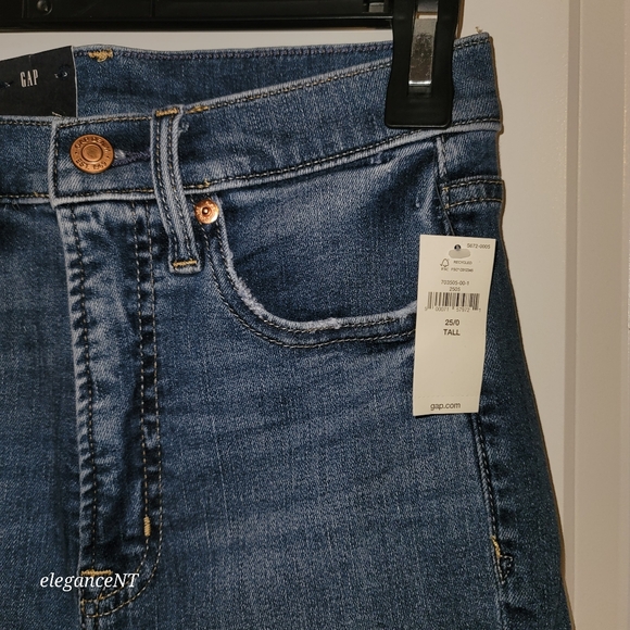 GAP Sky High Rise True Skinny Jeans Sz: 0 NWT - Picture 3 of 10